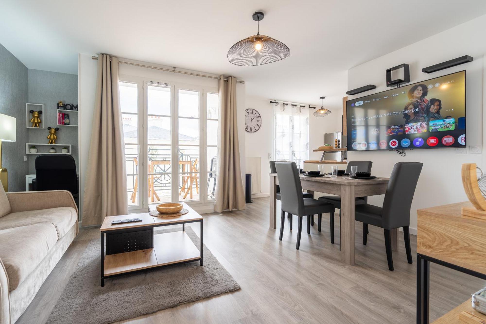 Superbe Appartement Tres Confortable Serris Exterior photo